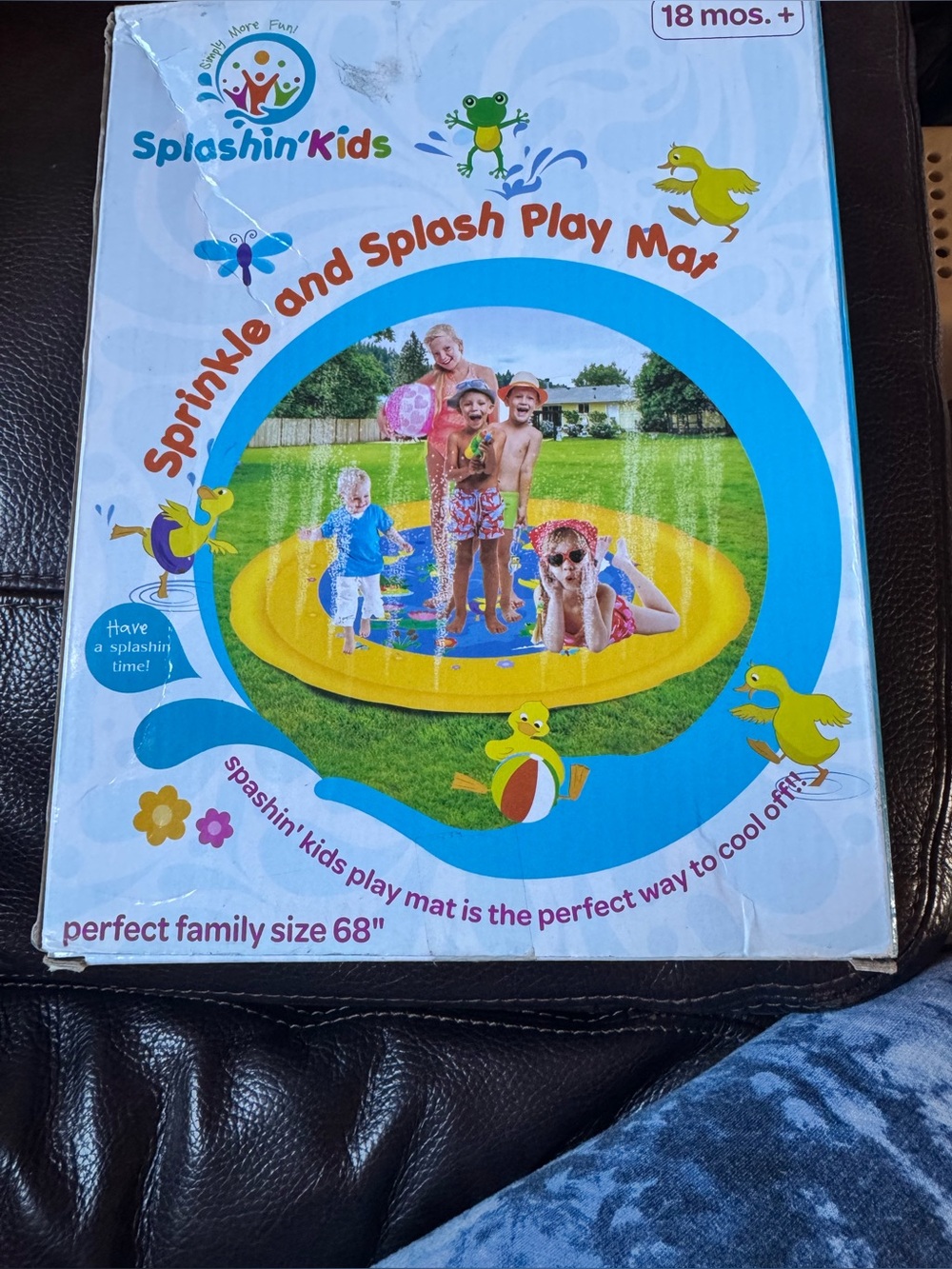 Sprinkler and Splash Play Mat -  Size 68”
